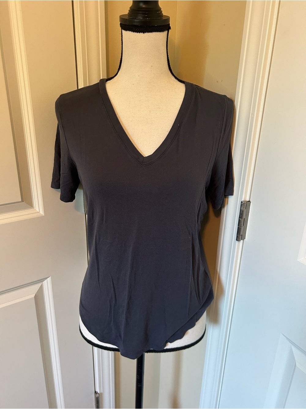 a new day Charcoal V-Neck Short Sleeve Tee